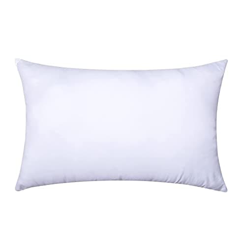 MIULEE Premium Throw Pillow Insert 12x20 Inch for Couch and Bed