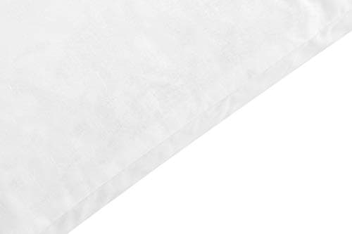 Luxury Goose Down Pillow Inserts, 20x20IN, Ultra-Soft, High Fill Weight, Pack of 2, White