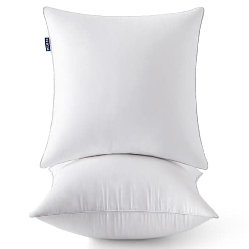 MIULEE 18x18 Decorative Pillows - Soft Cotton Covers for Sofa Couch