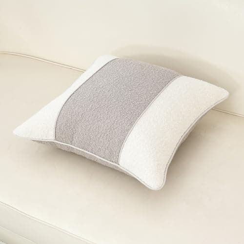 Luxury Textured Boucle Throw Pillow Cover