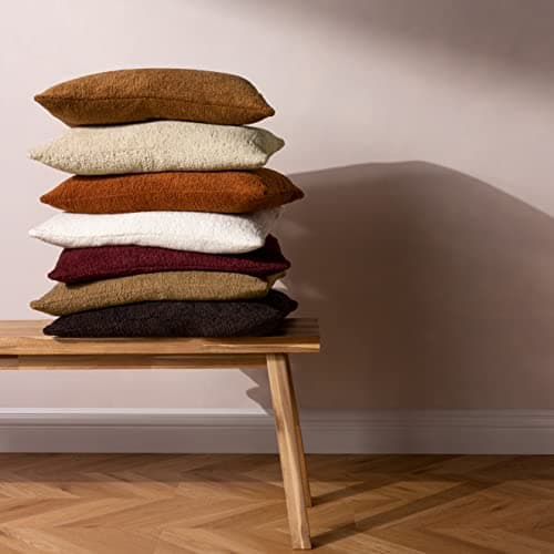 Nellim Bouclé Textured Throw Pillow Cover