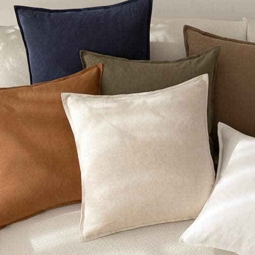 Boho Farmhouse Decorative Throw Pillow Covers - Set of 2
