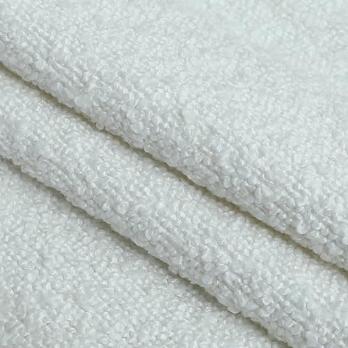 Ligicky 18x18 White Textured Neutral Pillow Covers Pack of 2 Living Room Decor