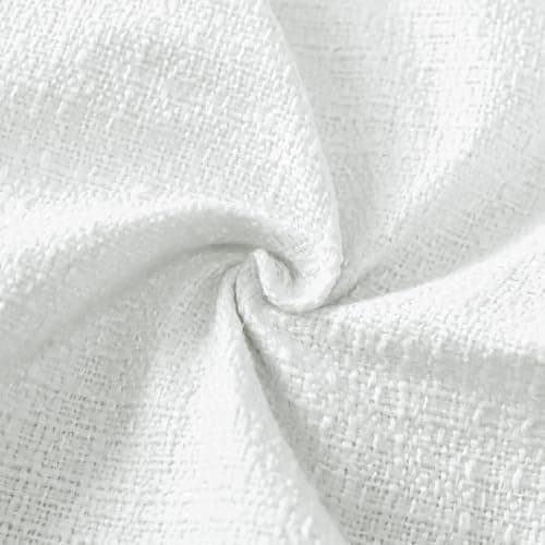 OTOSTAR Set of 2 Beige 18x18 Inch Linen Decorative Pillow Covers for Home, Sofa, Couch, and Bed