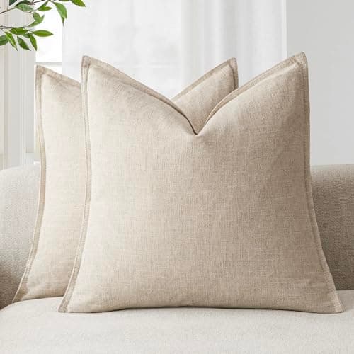 Boho Farmhouse Decorative Throw Pillow Covers - Set of 2