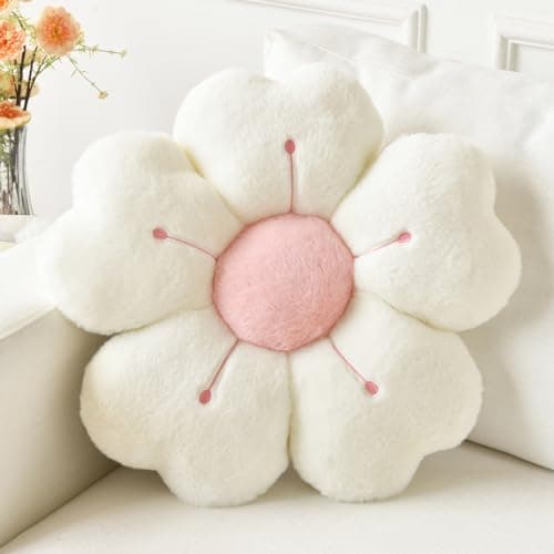 Flower Shaped Decorative Throw Pillow