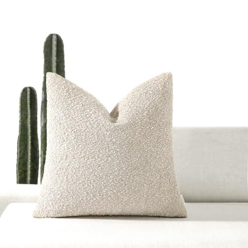Black Decorative Lumbar Pillow Cover for Couch, 12x20 inches