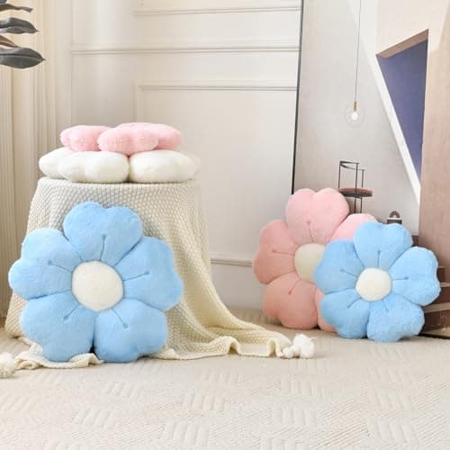 Flower Shaped Decorative Throw Pillow