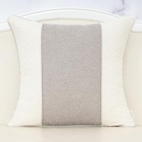 Luxury Textured Boucle Throw Pillow Cover