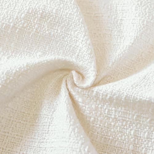 OTOSTAR Set of 2 Beige 18x18 Inch Linen Decorative Pillow Covers for Home, Sofa, Couch, and Bed