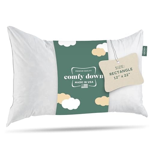 Decorative Throw Pillow Insert, Down and Feathers Fill, Made in USA