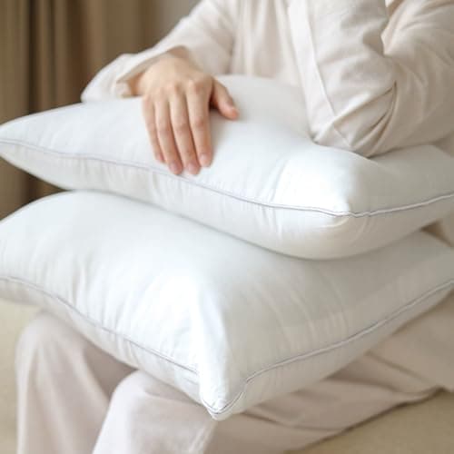 18x18 White Soft Fluffy Down Alternative Throw Pillow Insert Set