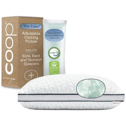 Coop Home Goods Eden Cool Adjustable Memory Foam Pillow - King Size