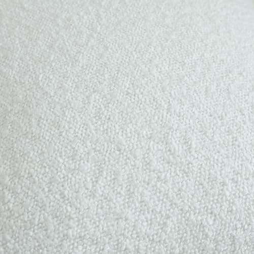 Ligicky 18x18 White Textured Neutral Pillow Covers Pack of 2 Living Room Decor