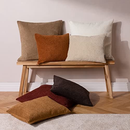 Nellim Bouclé Textured Throw Pillow Cover