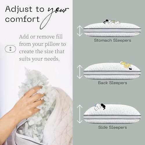 Coop Home Goods Eden Cool Adjustable Memory Foam Pillow - King Size