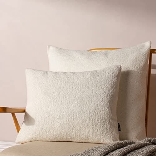 Nellim Bouclé Textured Throw Pillow Cover