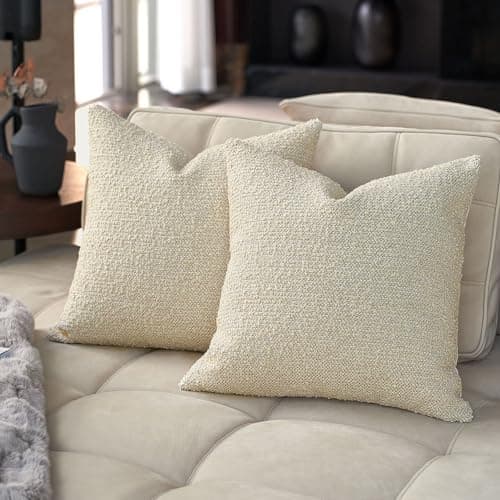 Luxury Boucle Pillow Covers Set of 2