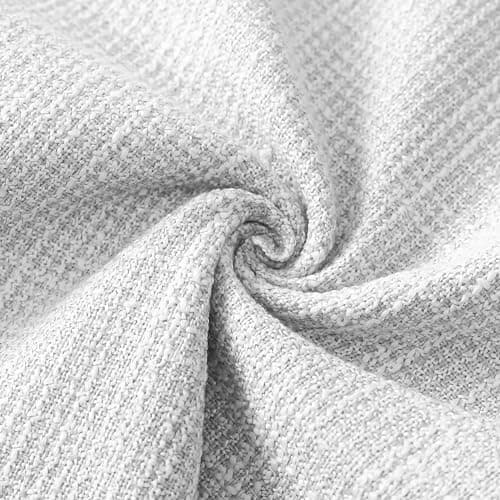 OTOSTAR Set of 2 Beige 18x18 Inch Linen Decorative Pillow Covers for Home, Sofa, Couch, and Bed