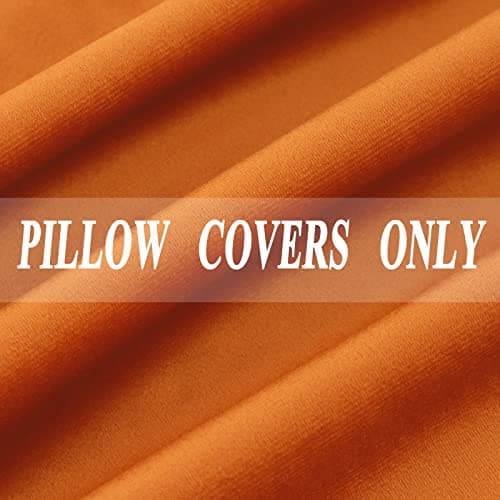 JIAHANNHA Velvet Brown Throw Pillow Covers for Living Room Couch 18x18 Inches