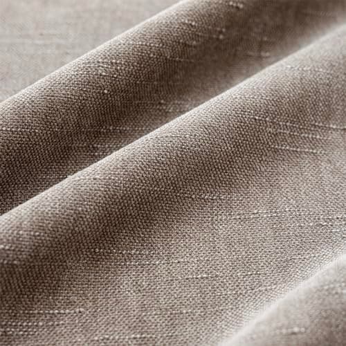 2 Pack Soft Chenille Throw Pillow Covers with Zipper 22x22 Inch, Solid Taupe Color