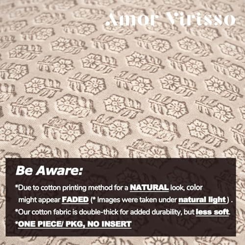 Amor Virisso Cloud Cream 18x18 Floral Pillow Cover Accent Sofa Decor