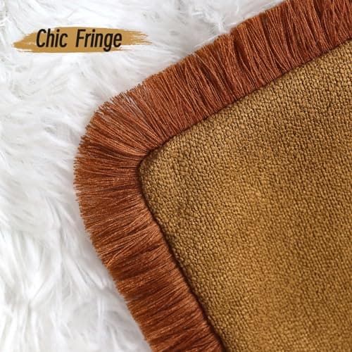 Textured Boucle 18x18 Inch Cushion Cover, Khaki Brown, Cozy Home Decor
