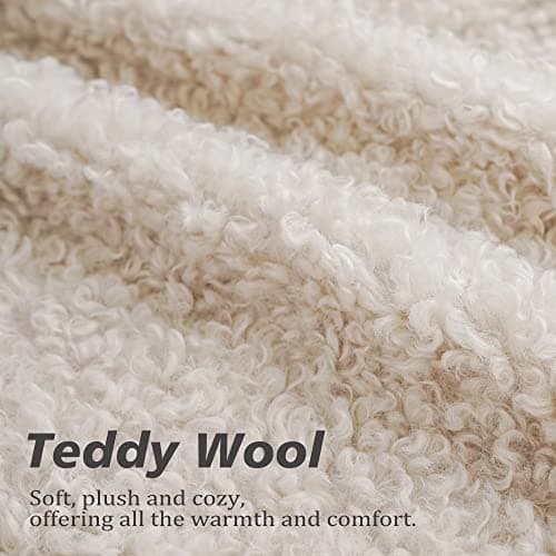 Faux Fur Throw Pillow Cover Set for Bed Couch Living Room
