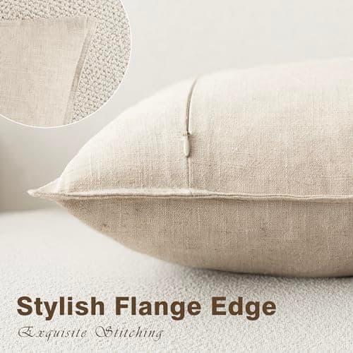 Boho Farmhouse Decorative Throw Pillow Covers - Set of 2