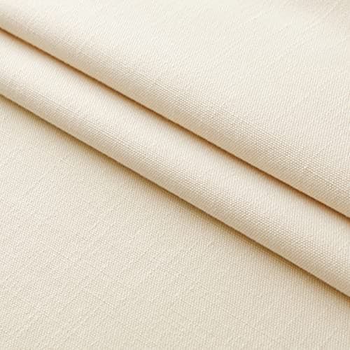 Linen Farmhouse Pillow Covers, Taupe, 18 x 18 Inches, Set of 2