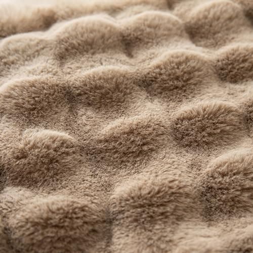 2 Pack Fluffy Faux Fur Throw Pillow Covers for Sofa Couch White