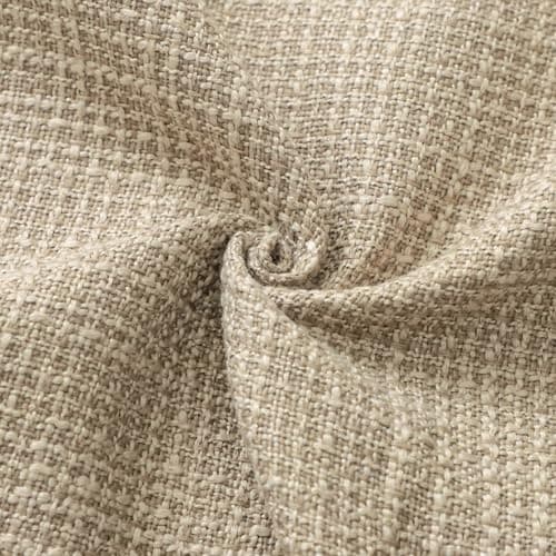 OTOSTAR Set of 2 Beige 18x18 Inch Linen Decorative Pillow Covers for Home, Sofa, Couch, and Bed