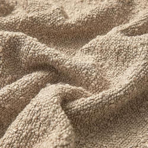 Oatmeal Boucle Throw Pillow Covers 20x20 Inch Set of 2 for Decorative Sofa Couch