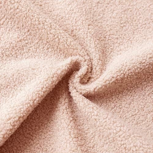 Curly Faux Fur Throw Pillow Covers for Home Décor - Pack of 2