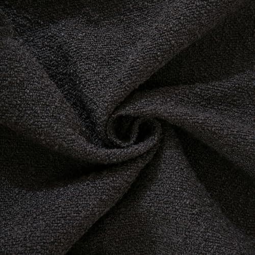 Artcest Black Textured Square Throw Pillow Covers 18"x18"