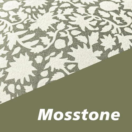Set of 2 Neutral Floral Throw Pillow Covers for Farmhouse Decor, 18x18 Inch