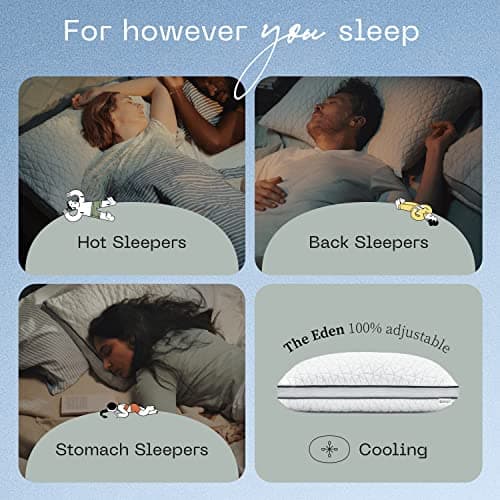 Coop Home Goods Eden Cool Adjustable Memory Foam Pillow - King Size