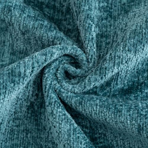 FUTEI Cream Chenille Throw Pillow Covers, 18x18 Inch Set of 2