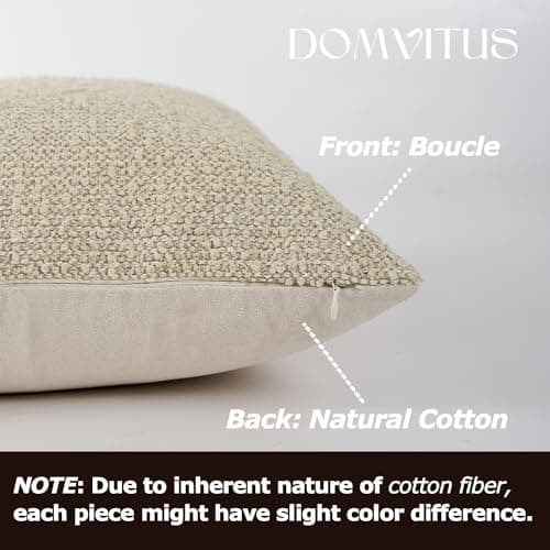 Luxury Boucle Pillow Covers Set of 2