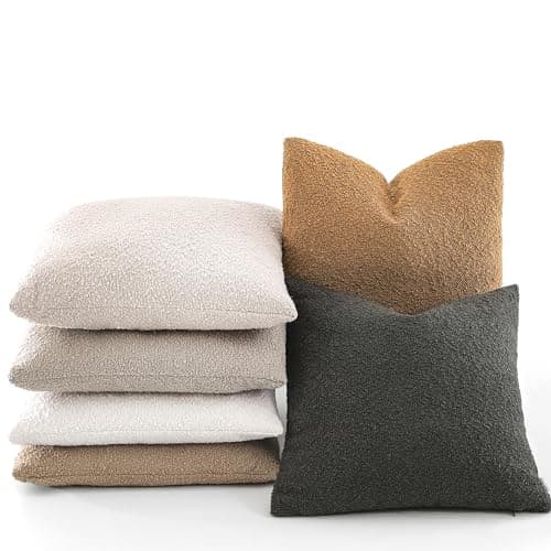 Decorative Lumbar Pillow Cover 12x20 inches for Couch - Set of 1, Tobacco