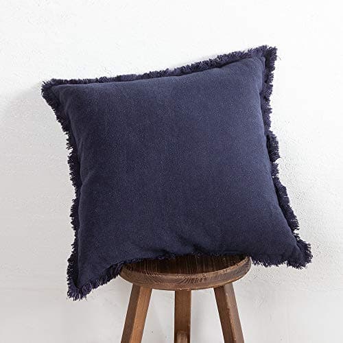 Linen Lumbar Decorative Throw Pillow Cover for Couch Sofa Bed Outdoor