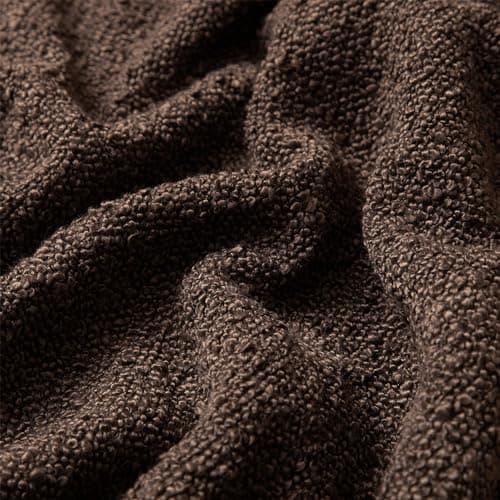 Brown Boucle Throw Pillow Covers 20x20 Set of 2 for Couch Bedroom Sofa