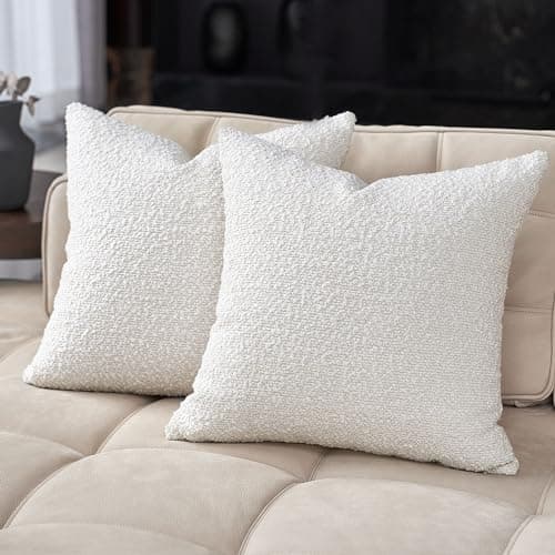 Luxury Boucle Pillow Covers Set of 2