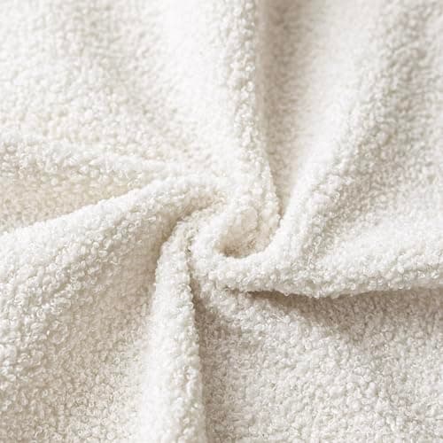 Curly Faux Fur Throw Pillow Covers for Home Décor - Pack of 2