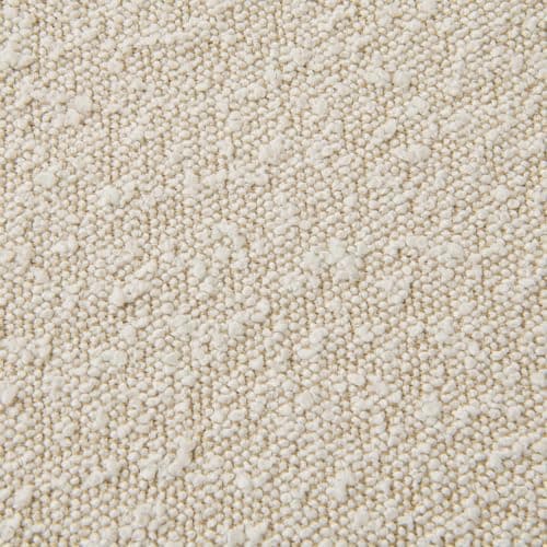 Woaboy Modern Textured Boucle Throw Pillow Cover Ivory 18x18 Inch