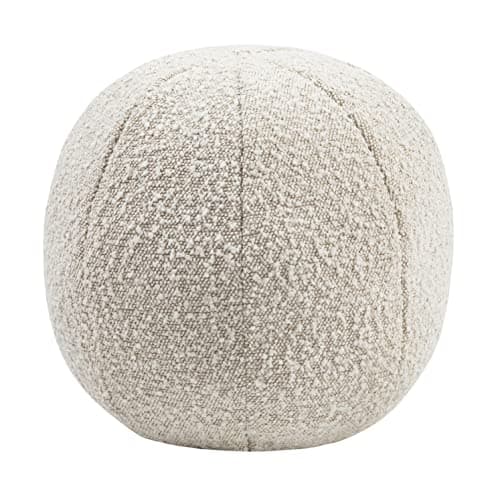 Tov Furniture Boba Black Bouclé 9 Inch Pillow