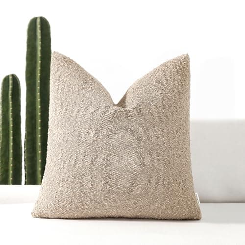Black Decorative Lumbar Pillow Cover for Couch, 12x20 inches