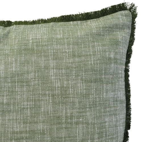 20x20 Boho Farmhouse Textured Cotton Pillow Covers with FringeAccent Pillowcases Set of 2