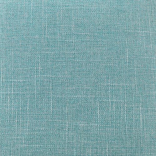 Set of 2 Emerald Green Linen Throw Pillow Covers 20x20 Inch with Vintage Buttons/Hidden Zipper for Couch or Bed.