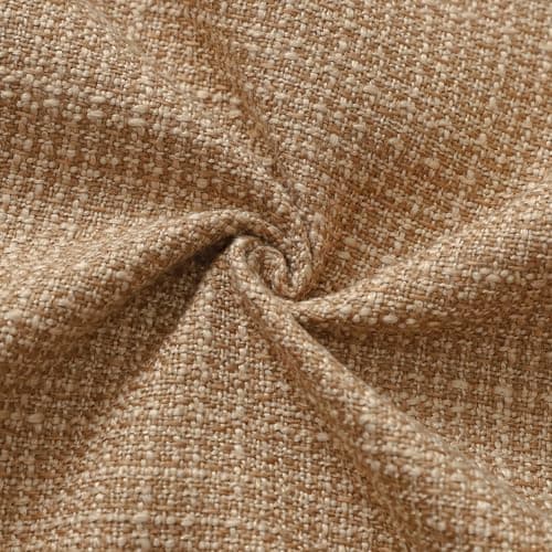 OTOSTAR Set of 2 Beige 18x18 Inch Linen Decorative Pillow Covers for Home, Sofa, Couch, and Bed